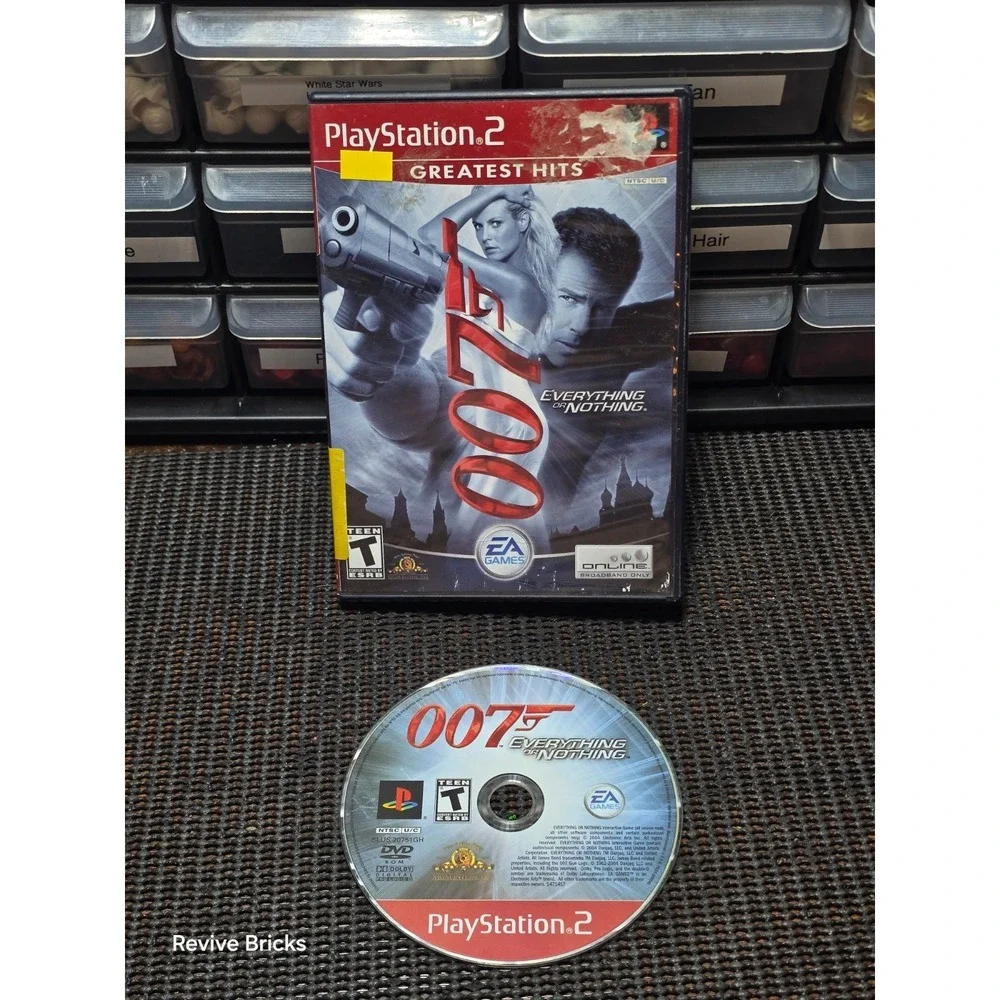 James Bond 007 Everything‎ or Nothing PS2 (Sony PlayStation 2, PS2, 2004) Tested